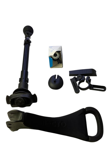 A Black Scooters Rollerblades & Skateboards from Micro in size O/S for neutral. (Back View)