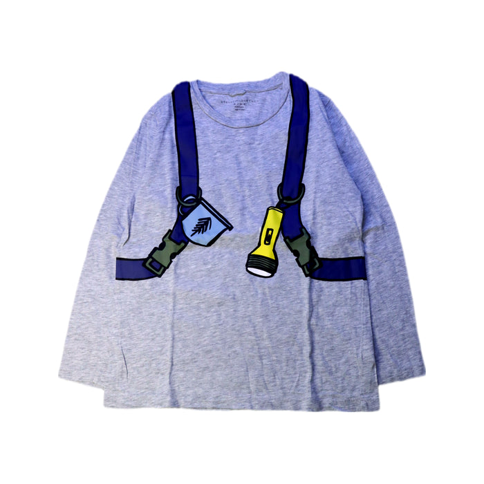 A Grey Long Sleeve T Shirts from Stella McCartney in size 8Y for boy. (Front View)