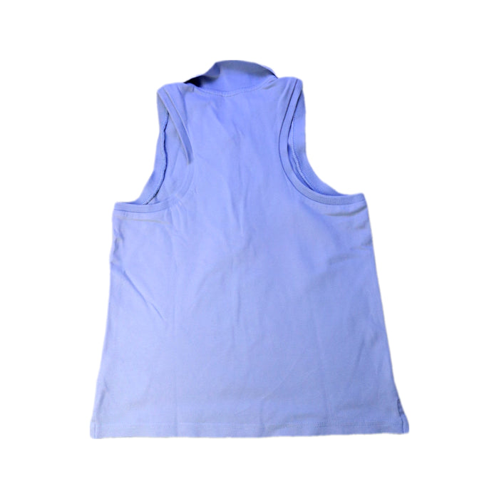 A Blue Sleeveless Polos from Polo Ralph Lauren in size 8Y for girl. (Back View)