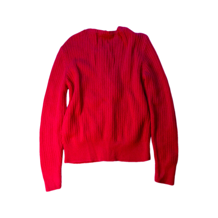 A Red Cardigans from Polo Ralph Lauren in size 8Y for girl. (Back View)