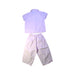 A White Pants Sets from The Little White Company in size 9Y for girl. (Back View)