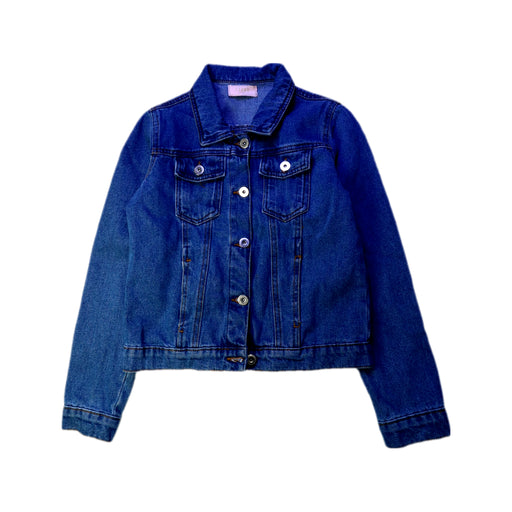 A Blue Lightweight Jackets from Lipsy London in size 12Y for girl. (Front View)