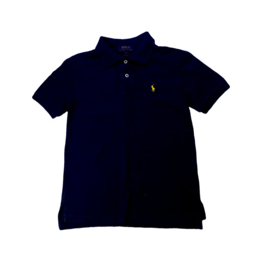 A Navy Short Sleeve Polos from Polo Ralph Lauren in size 8Y for boy. (Front View)