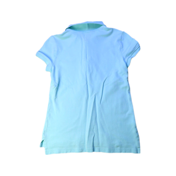 A Blue Short Sleeve Polos from Polo Ralph Lauren in size 8Y for girl. (Back View)