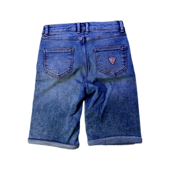 A Blue Shorts from Guess in size 12Y for girl. (Back View)