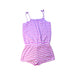 A Pink Sleeveless Rompers from Juicy Couture in size 8Y for girl. (Back View)