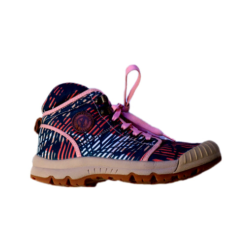 A Pink Sneakers from Aigle in size 12Y for girl. (Front View)