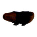 A Black Sandals from Birkenstock in size 12Y for neutral. (Front View)