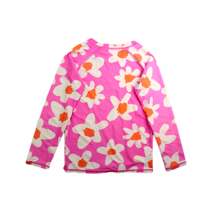 A Pink Rash Guards from Gorman in size 5T for girl. (Back View)