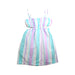A Pink Sleeveless Dresses from Seed in size 8Y for girl. (Back View)