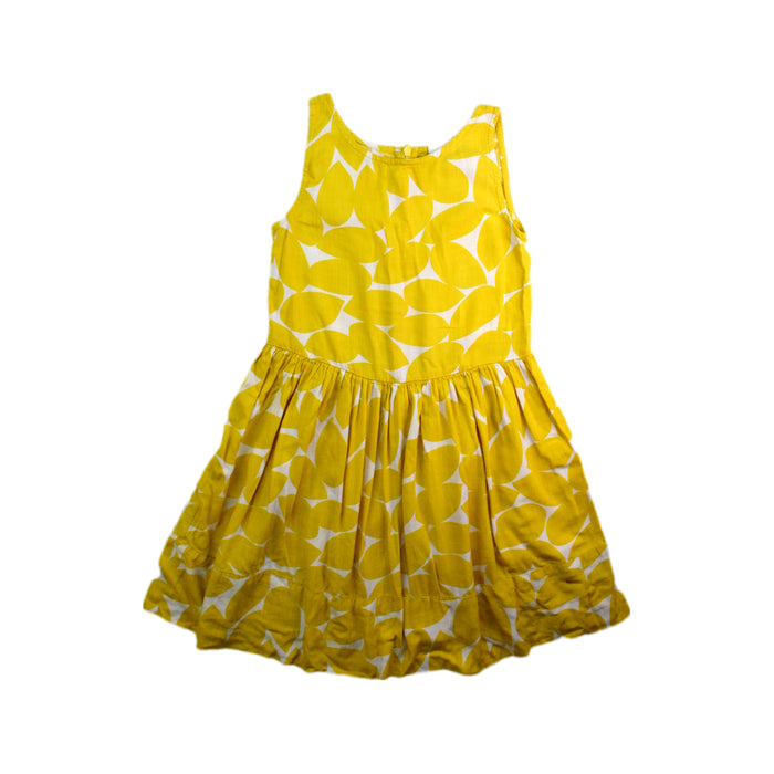 A Yellow Sleeveless Dresses from Mister Zimi in size 5T for girl. (Front View)