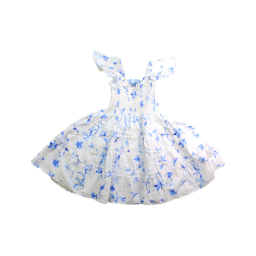 A White Sleeveless Dresses from Hill House in size 3T for girl. (Front View)