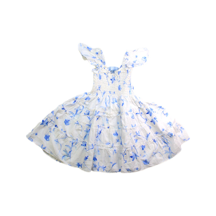 A White Sleeveless Dresses from Hill House in size 3T for girl. (Front View)