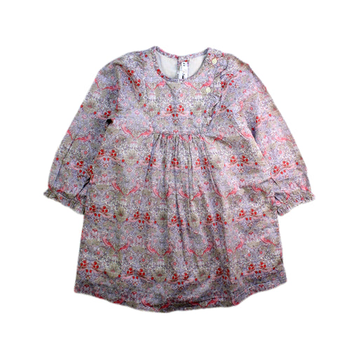 A Pink Long Sleeve Dresses from Bonpoint in size 2T for girl. (Front View)