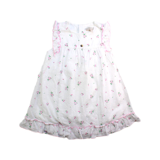 A White Sleeveless Dresses from Purete du... Bebe in size 2T for girl. (Front View)