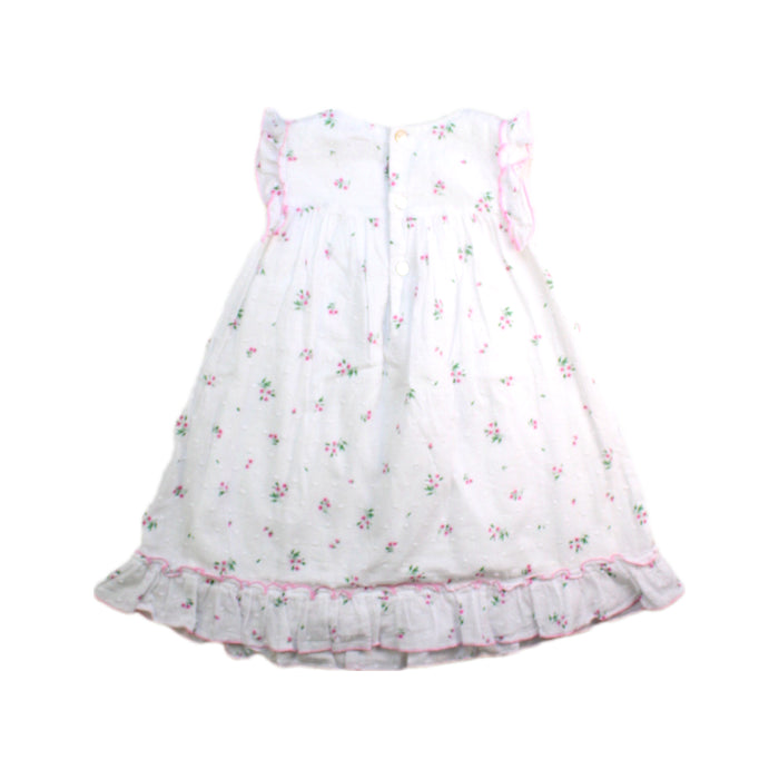 A White Sleeveless Dresses from Purete du... Bebe in size 2T for girl. (Back View)