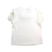 A White Short Sleeve Tops from Nicholas & Bears in size 6-12M for girl. (Back View)