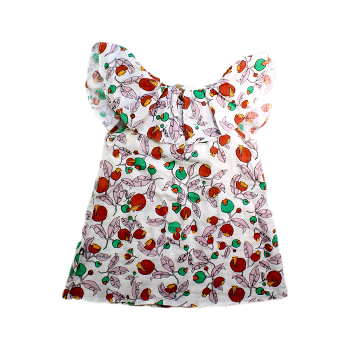 A Multicolour Sleeveless Dresses from Oeuf in size 6-12M for girl. (Back View)