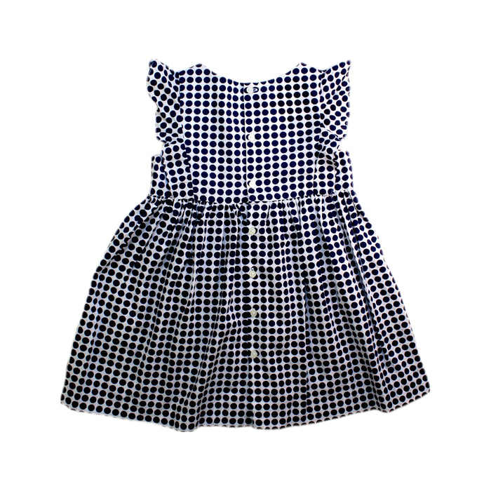 A Black Sleeveless Dresses from Jacadi in size 3T for girl. (Back View)