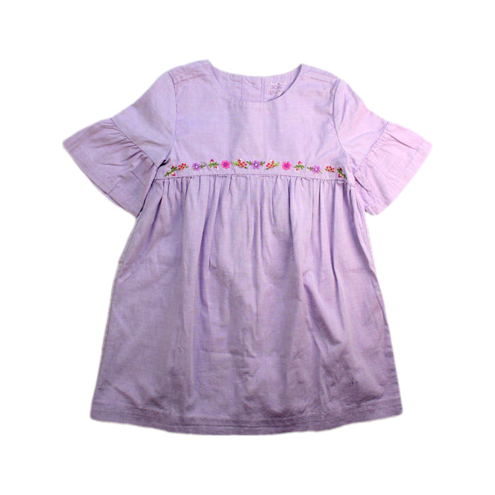 A Purple Short Sleeve Dresses from Ralph Lauren in size 3T for girl. (Front View)