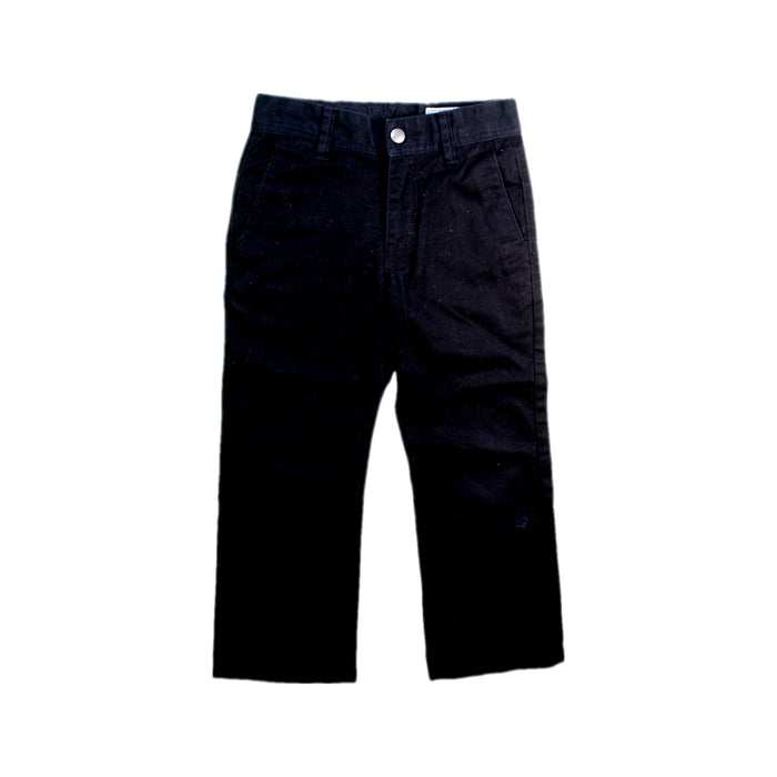 A Black Dress Pants from Volcom in size 4T for neutral. (Front View)