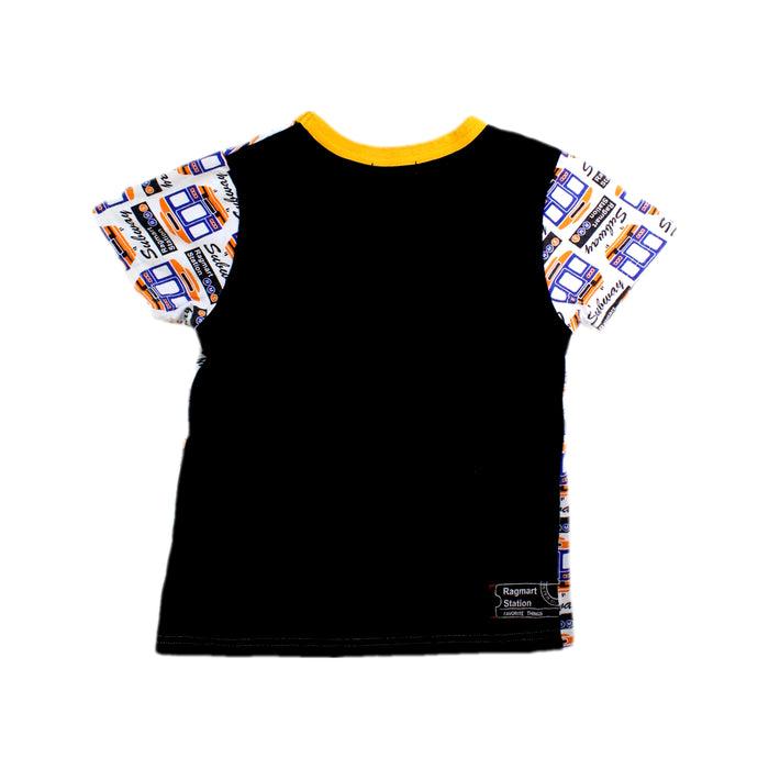 A Multicolour Short Sleeve T Shirts from Ragmart in size 5T for boy. (Back View)