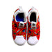 A Red Sneakers from Adidas in size 7Y for boy. (Back View)