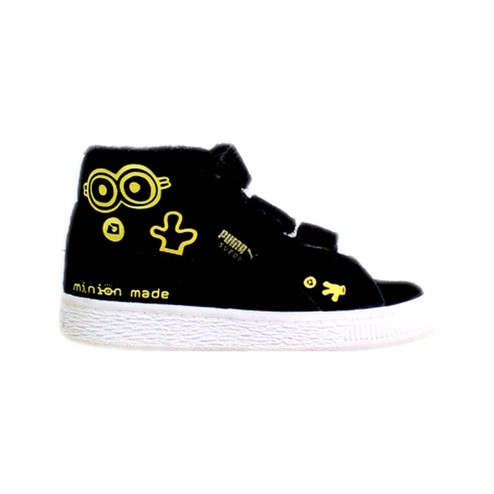 A Black Sneakers from Puma in size 3T for boy. (Front View)