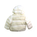 A White Puffer/Quilted Coats & Outerwear from Moncler in size 12-18M for girl. (Back View)