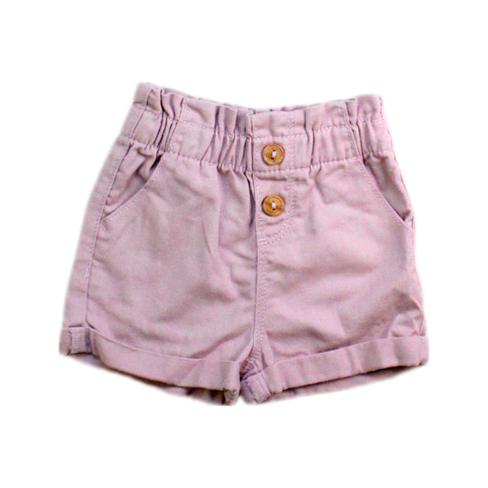 A Pink Shorts from Vertbaudet in size 0-3M for girl. (Front View)