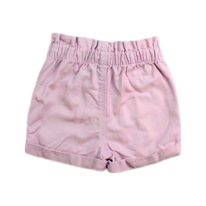 A Pink Shorts from Vertbaudet in size 0-3M for girl. (Back View)