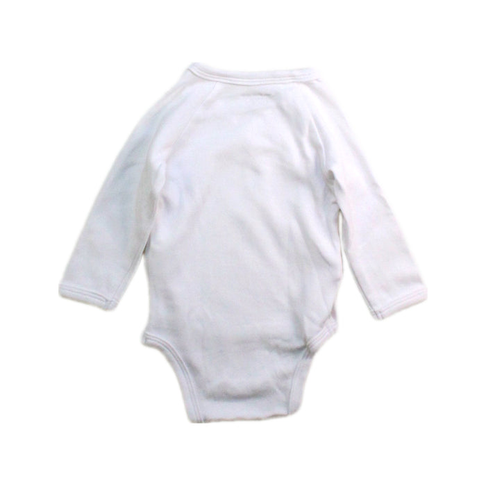 A White Long Sleeve Bodysuits from Vertbaudet in size 0-3M for neutral. (Back View)