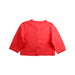 A Orange Cardigans from Petit Bateau in size 3-6M for girl. (Back View)