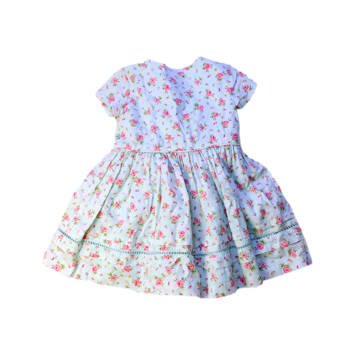 A White Short Sleeve Dresses from Ralph Lauren in size 3-6M for girl. (Back View)