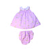 A Pink Dress Sets from Jacadi in size 3-6M for girl. (Front View)