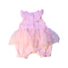 A Pink Sleeveless Rompers from Balabala in size 3-6M for girl. (Front View)