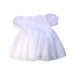 A White Short Sleeve Dresses from Mides in size 6-12M for girl. (Back View)