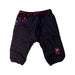 A Black Casual Pants from La Compagnie des Petits in size 3-6M for girl. (Front View)