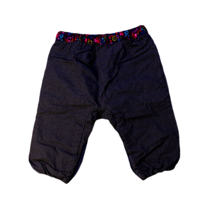 A Black Casual Pants from La Compagnie des Petits in size 3-6M for girl. (Back View)