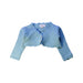 A Blue Cardigans from Nanos in size 6-12M for girl. (Front View)