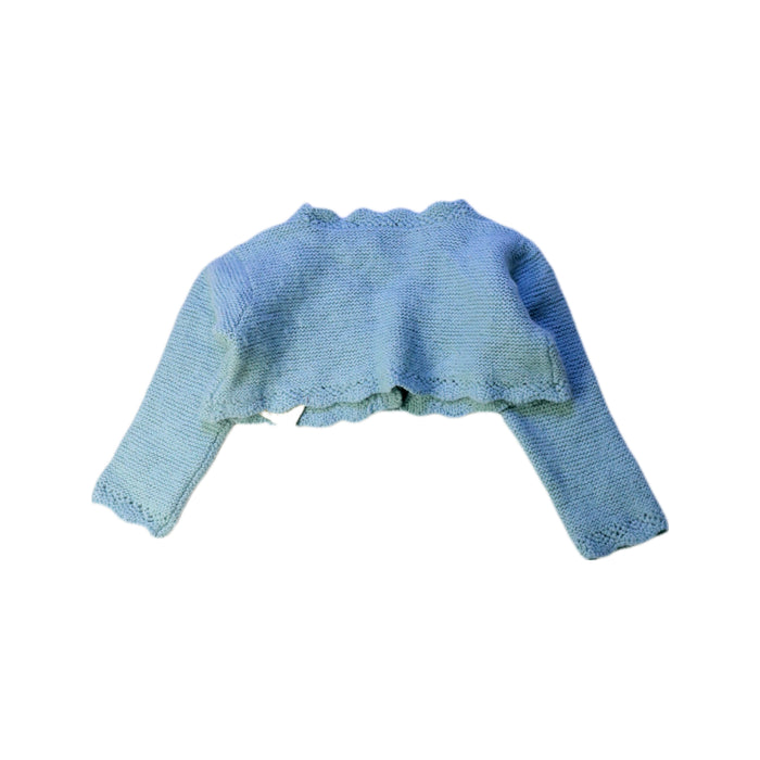 A Blue Cardigans from Nanos in size 6-12M for girl. (Back View)