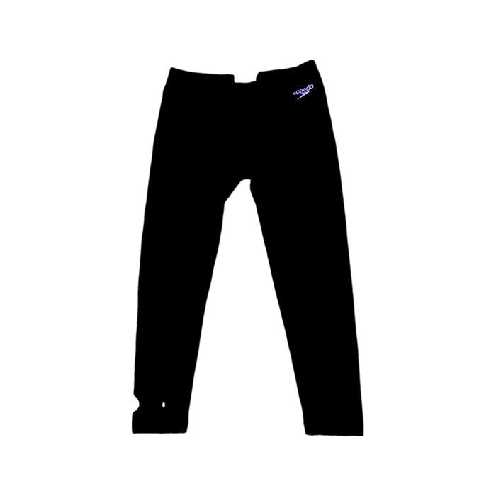 A Black Wetsuits from Speedo in size 6T for girl. (Front View)
