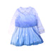 A Blue Long Sleeve Dresses from Fila in size 4T for girl. (Front View)