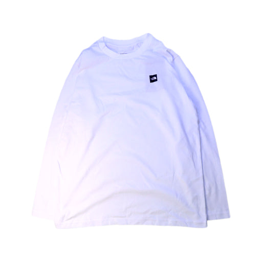A White Long Sleeve T Shirts from The North Face in size 12Y for neutral. (Front View)