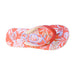 A Orange Flip Flops from Roxy in size 5T for girl. (Front View)
