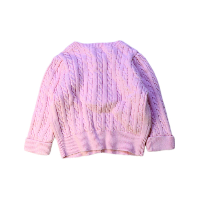 A Pink Cardigans from Ralph Lauren in size 3-6M for girl. (Back View)