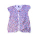 A White Short Sleeve Rompers from Petit Bateau in size 0-3M for girl. (Front View)