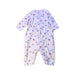 A White Long Sleeve Rompers from Petit Bateau in size 0-3M for neutral. (Back View)