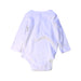 A White Long Sleeve Bodysuits from Ralph Lauren in size 3-6M for girl. (Back View)