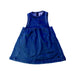 A Blue Sleeveless Dresses from Petit Bateau in size 6-12M for girl. (Front View)